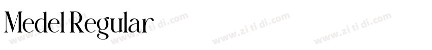 Medel Regular字体转换